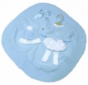 Llorens M635-61 obleček pro panenku miminko NEW BORN velikosti 35-36 cm