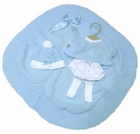 Llorens M635-61 obleček pro panenku miminko NEW BORN velikosti 35-36 cm