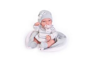 Antonio Juan 60029 TONETA - realistická panenka miminko s celovinylovým tělem - 33 cm