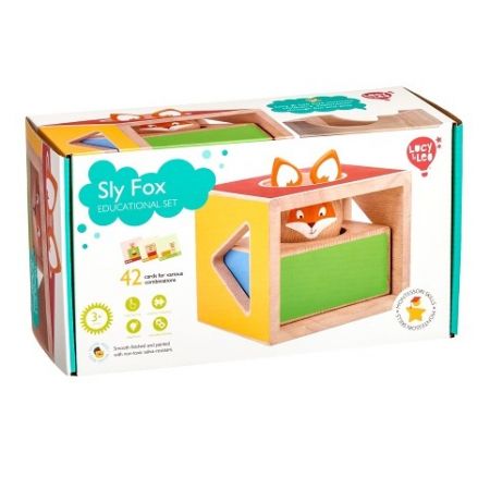 Lucy &amp; Leo 231 Mazaná liška - dřevěná hra s předlohami