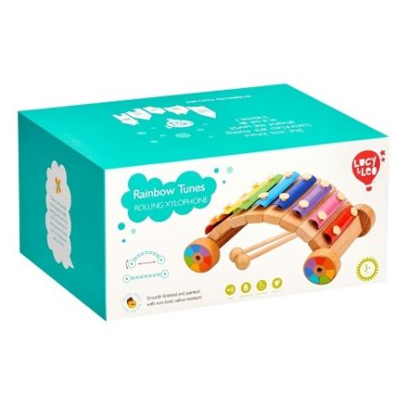 Lucy &amp; Leo 245 Duhový xylofon - hudební nástroj