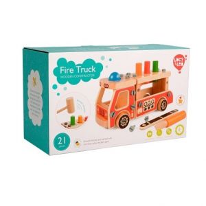 Lucy &amp; Leo 320 Hasiči - konstrukční set se zatloukačkou