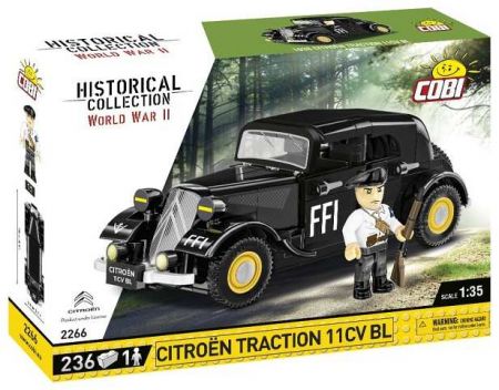 COBI 2266 1938 Citroën Traction 11CV, 1:35, 236 k, 1 f
