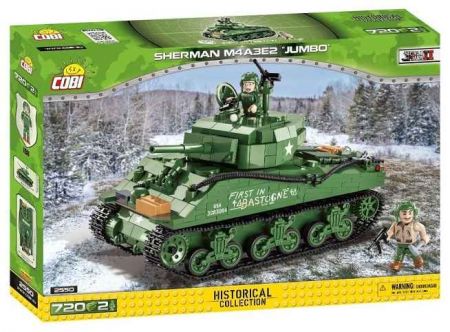 COBI 2550 II WW Sherman M4A3E2 Jumbo, 720 k, 2 f