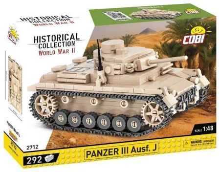 COBI 2712 II WW Panzer III Ausf J, 1:48, 292 k