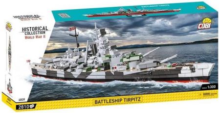 COBI 4839 II WW Battleship Tirpitz, 1:300, 2810 k