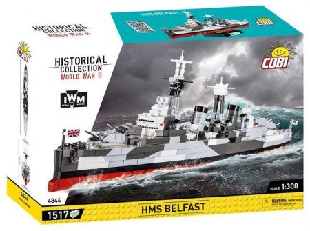 COBI 4844 II WW HMS Belfast IWM, 1:300, 1517 k