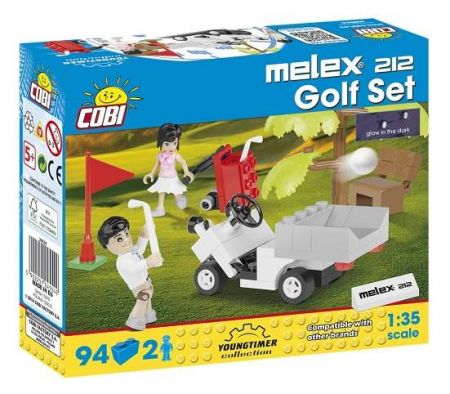 COBI 24554 MELEX golf vozítko, 1:35, 94 k, 2 f