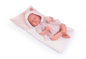 Antonio Juan 33340 LUNA - spící realistická panenka miminko s měkkým látkovým tělem - 42 c