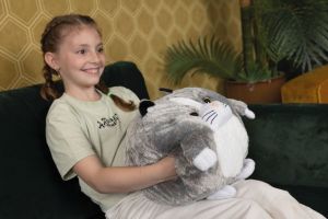 Cozy Noxxiez HW725 Kočka - hřejivý plyšový polštář 3 v 1