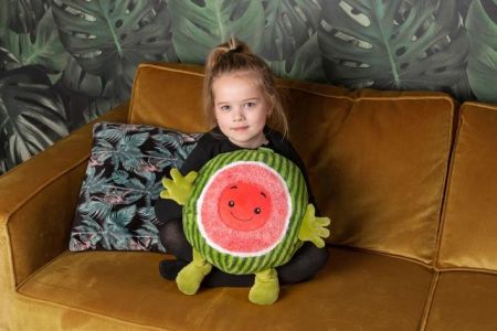 Cozy Noxxiez HW753 Meloun - hřejivý plyšový polštář 3 v 1