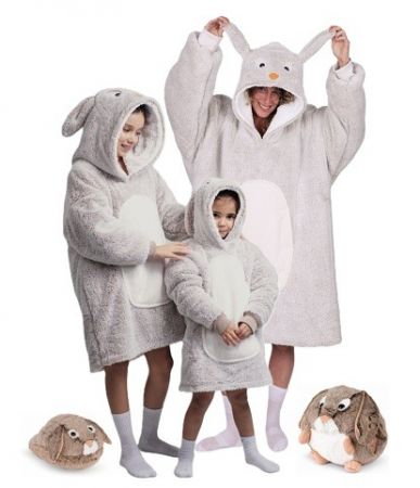 Cozy Noxxiez CS901 Králík - hřejivý plyšový pantofel