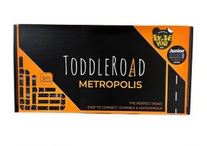TODDLEROAD 2065 SADA METROPOLE - flexibilní silnice - 26 silikonových puzzle dílů