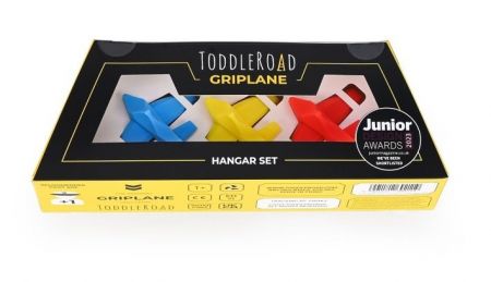 TODDLEROAD 2119 HANGÁR - 3 ergonomická letadla s funkční krabicí