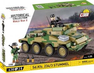 COBI 2288 II WW Sd. Kfz 234/3 Stummel, 1:35, 438 k, 2 f