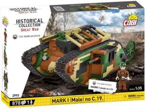 COBI 2993 Great War Mark I no C.19., 1:35, 878 k, 1 f