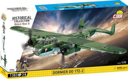 COBI 5754 II WW Dornier DO 17Z-2, 1:32, 1383 k, 2 f