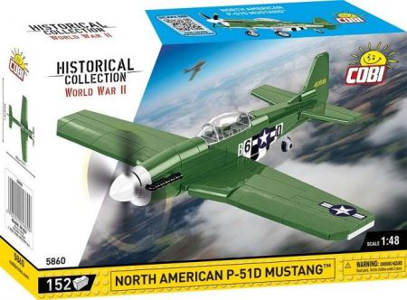 COBI 5860 II WW North American P-51D Mustang, 1:48, 152 k