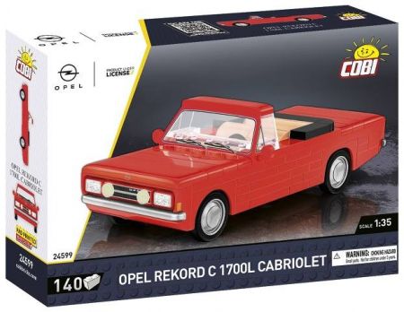 COBI 24599 Opel Rekord C 1700L kabriolet, 1:35, 140 k
