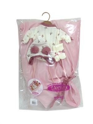 Llorens M635-78 obleček pro panenku miminko NEW BORN velikosti 35-36 cm