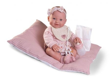Antonio Juan 50414  MIA - mrkací a čůrající realistická panenka miminko s celovinylovým tě