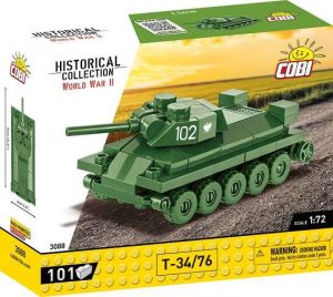 COBI 3088 II WW Tank T-34/76, 1:72, 101 k