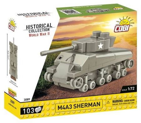 COBI 3089 II WW Sherman M4A3, 1:72, 103 k