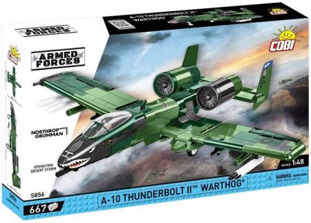 COBI 5856 Armed Forces A-10 Thunderbolt II Warthog, 1:48, 667 k