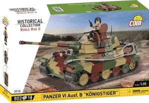 COBI 3113 II WW Panzer VI Ausf. B Königstiger, 1:35, 802 k, 1 f