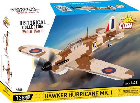 COBI 5866 II WW Hawker Hurricane Mk. I, 1:48, 138 k