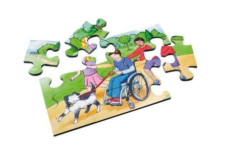 Just Jigsaws 490 Inkluze - dřevěný puzzle set 72 dílů