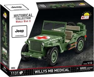 COBI 2806 Willys MB sanitka 1:12, 1131 k