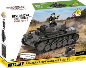 COBI 2597 II WW Panzerkampfwagen II Ausf. F, 1:28, 813 k, 1 f