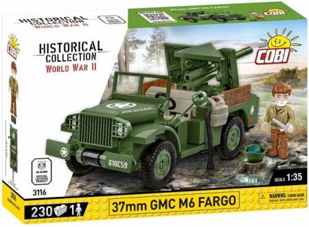 COBI 3116 II WW 37 mm GMC M6 Fargo, 1:35, 230 k, 1 f