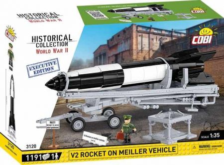 COBI 3120 II WW Raketa V2 na podvozku Meiller, 1:35, 1191 k, 1 f, EXECUTIVE EDITION