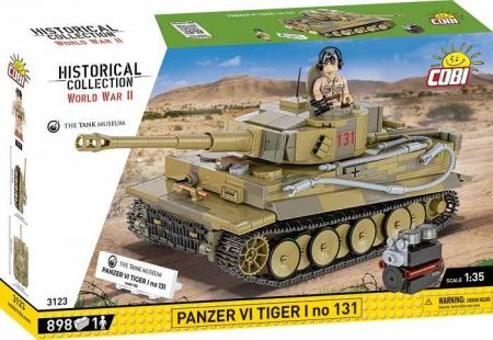 COBI 3123 II WW Tiger no 131, 1:35, 869k, 1 f