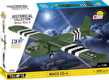 COBI 5755 II WW Waco CG-4 D-DAY, 1:48, 784 k, 1f