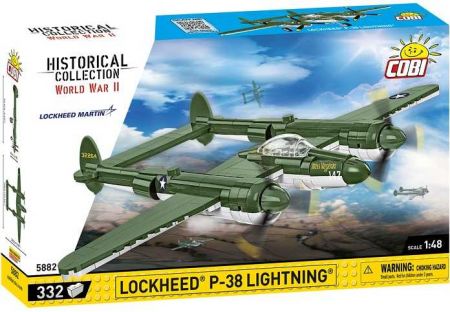 COBI 5882 II WW Lockheed P-38 Lightning, 1:48, 332 k