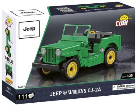 COBI 24517 Jeep Willys CJ-2A, 1:35, 111 k