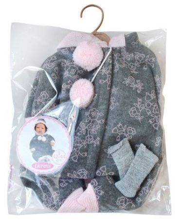 Llorens M844-04 obleček pro panenku miminko NEW BORN velikosti 43–44 cm