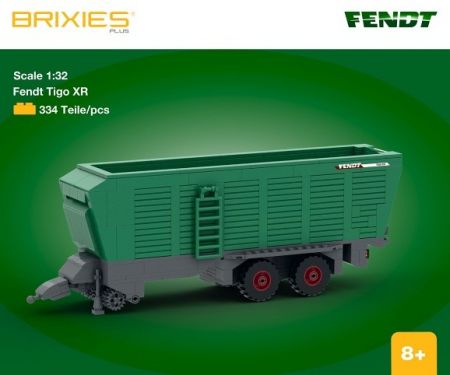 BRIXIES Plus 222.711 Fendt Tigo XR - víceúčelový samosběrací vůz, 1:32, 334 k