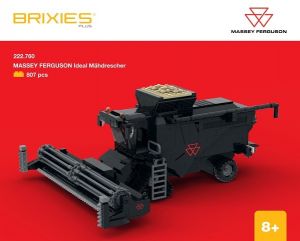 BRIXIES Plus 222.760 Massey Ferguson Ideal - kombajn, 807 k