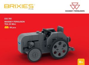 BRIXIES Plus 222.765 Massey Ferguson Tea 20 Mini - historický traktor, 69 k