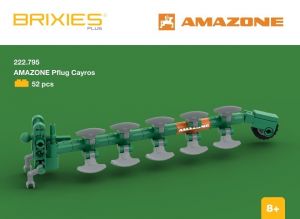 BRIXIES Plus 222.795 AMAZONE Cayros - nesený obracecí pluh, 52 k