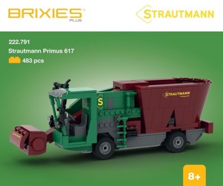 BRIXIES Plus 222.791 Strautmann Primus 617 - míchací krmný vůz, 483 k
