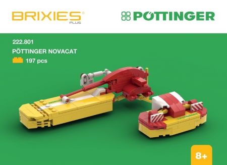 BRIXIES Plus 222.801 Pöttinger Novacat - nesený žací stroj, 197 k