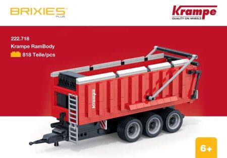 BRIXIES Plus 222.718 Krampe RamBody - návěs s výtlačným čelem, 818 k