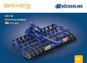 BRIXIES Plus 222.738 Köckerling - kultivátor, 217 k