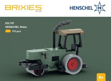 BRIXIES Plus 222.797 Henschel Walze - parní válec, 173 k