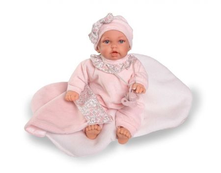 Antonio Juan 12443 PETIT - realistická panenka s měkkým látkovým tělem - 27 cm